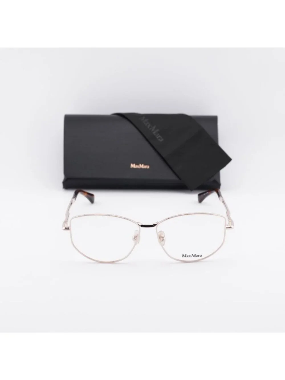 Max Mara MM5153 028 Oval Eyeglasses 55mm - Gold